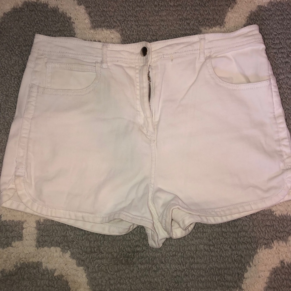 White jean shorts!